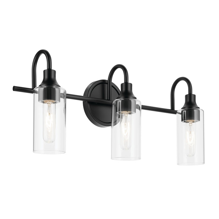 Myhouse Lighting Kichler - 55211BK - Three Light Bath - Kavi - Black
