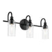 Myhouse Lighting Kichler - 55211BK - Three Light Bath - Kavi - Black