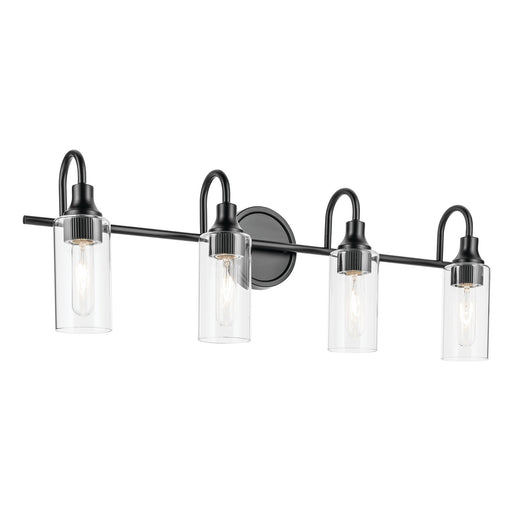 Myhouse Lighting Kichler - 55212BK - Four Light Bath - Kavi - Black