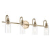 Myhouse Lighting Kichler - 55212CPZ - Four Light Bath - Kavi - Champagne Bronze
