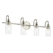 Myhouse Lighting Kichler - 55212NI - Four Light Bath - Kavi - Brushed Nickel
