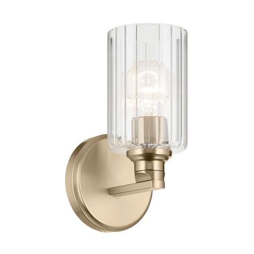 Myhouse Lighting Kichler - 55224CPZFLU - One Light Wall Sconce - Gioe - Champagne Bronze