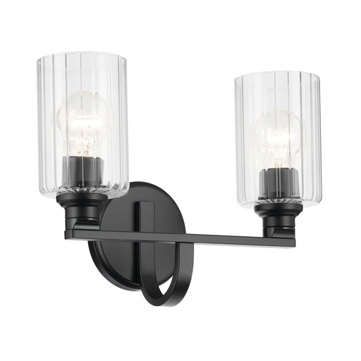 Myhouse Lighting Kichler - 55225BKFLU - Two Light Bath - Gioe - Black