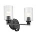 Myhouse Lighting Kichler - 55225BKFLU - Two Light Bath - Gioe - Black