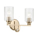 Myhouse Lighting Kichler - 55225CPZFLU - Two Light Bath - Gioe - Champagne Bronze