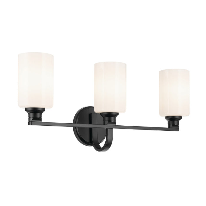 Myhouse Lighting Kichler - 55226BK - Three Light Bath - Gioe - Black