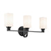 Myhouse Lighting Kichler - 55226BK - Three Light Bath - Gioe - Black