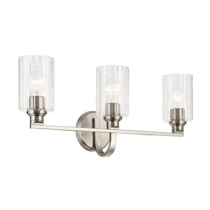 Myhouse Lighting Kichler - 55226NIFLU - Three Light Bath - Gioe - Brushed Nickel