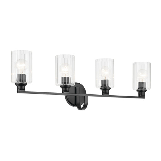Myhouse Lighting Kichler - 55227BKFLU - Four Light Bath - Gioe - Black