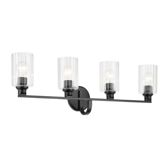 Myhouse Lighting Kichler - 55227BKFLU - Four Light Bath - Gioe - Black