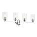 Myhouse Lighting Kichler - 55227CHFLU - Four Light Bath - Gioe - Chrome