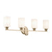 Myhouse Lighting Kichler - 55227CPZ - Four Light Bath - Gioe - Champagne Bronze