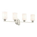 Myhouse Lighting Kichler - 55227NI - Four Light Bath - Gioe - Brushed Nickel