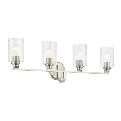 Myhouse Lighting Kichler - 55227NIFLU - Four Light Bath - Gioe - Brushed Nickel