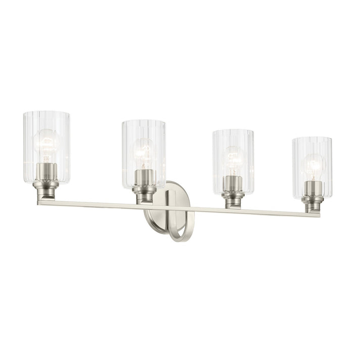 Myhouse Lighting Kichler - 55227NIFLU - Four Light Bath - Gioe - Brushed Nickel