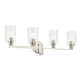 Myhouse Lighting Kichler - 55227NIFLU - Four Light Bath - Gioe - Brushed Nickel