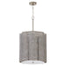 Myhouse Lighting Cyan - 11938 - Four Light Pendant - Boracay - Brushed Grey Cane/Nickel