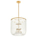 Myhouse Lighting Cyan - 11943 - Eight Light Pendant - Ophelia - Aged Brass