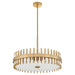 Myhouse Lighting Cyan - 11946 - Six Light Pendant - Cassio - Aged Brass
