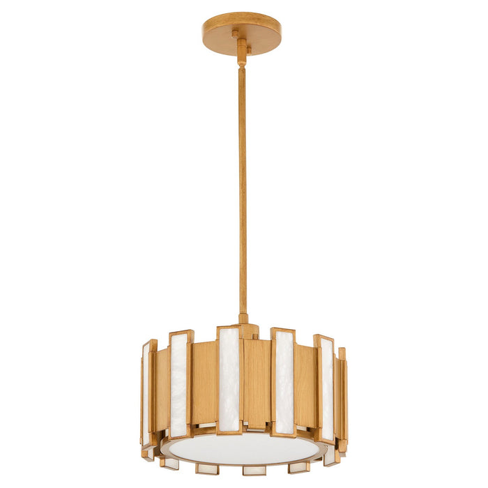 Myhouse Lighting Cyan - 11949 - One Light Pendant - Volterra - Aged Brass