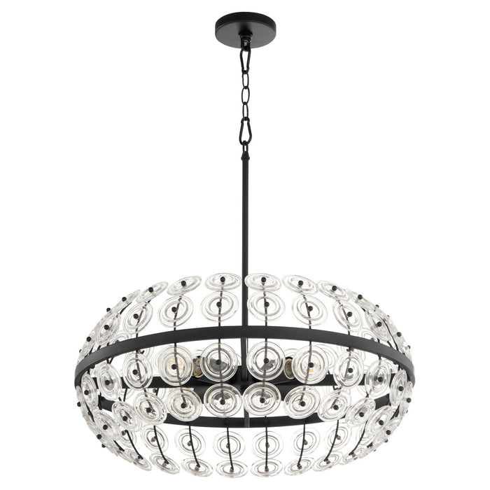 Myhouse Lighting Cyan - 11957 - Four Light Pendant - Selena - Matte Black