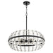 Myhouse Lighting Cyan - 11957 - Four Light Pendant - Selena - Matte Black