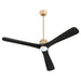 Myhouse Lighting Cyan - 11975 - 60"Ceiling Fan - Shamal - Aged Brass/Matte Black