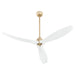 Myhouse Lighting Cyan - 11979 - 62"Ceiling Fan - Bora Bora - Aged Brass/Studio White