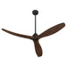 Myhouse Lighting Cyan - 11980 - 62"Ceiling Fan - Bora Bora - Black/Walnut