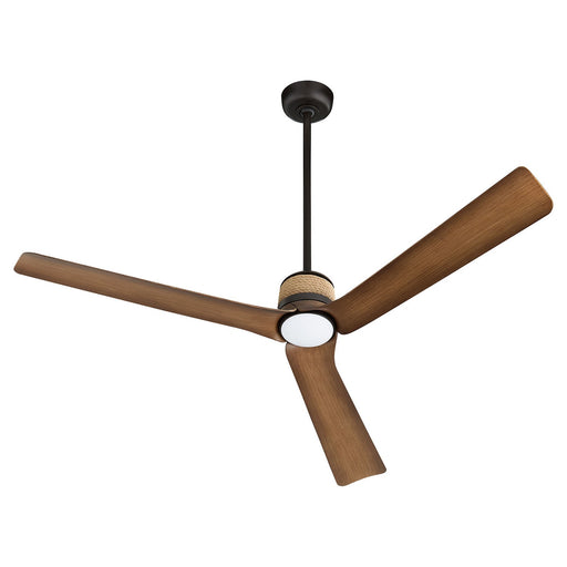 Myhouse Lighting Cyan - 11985 - 62"Ceiling Fan - Zonda - Oiled Bronze/Medium Oak
