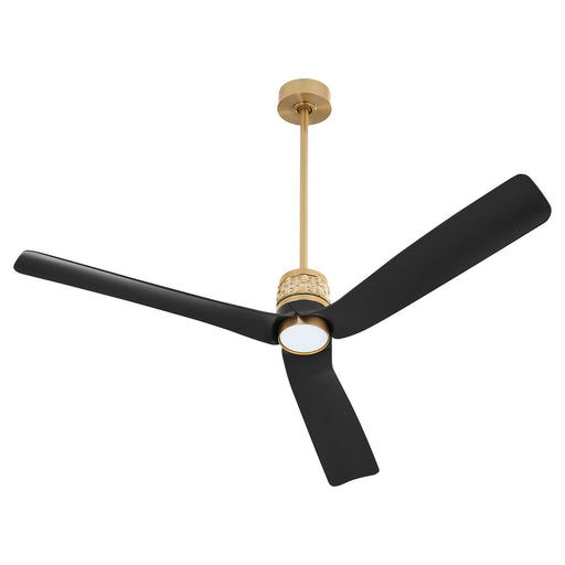 Myhouse Lighting Cyan - 11986 - 62"Ceiling Fan - Levant - Aged Brass/Matte Black