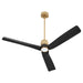 Myhouse Lighting Cyan - 11986 - 62"Ceiling Fan - Levant - Aged Brass/Matte Black