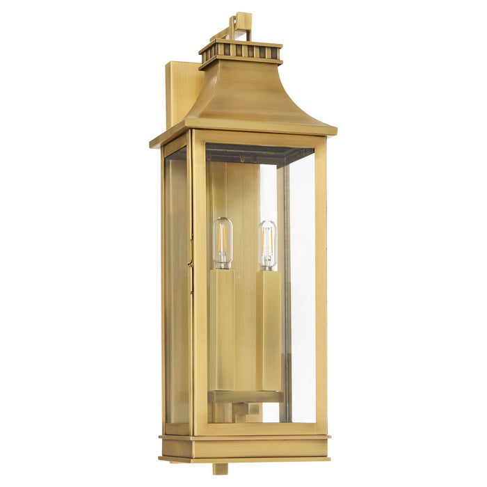 Myhouse Lighting Cyan - 11992 - Two Light Outdoor Wall Sconce - Salem - Heritage Brass