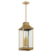 Myhouse Lighting Cyan - 11993 - Four Light Outdoor Pendant - Salem - Heritage Brass
