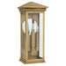 Myhouse Lighting Cyan - 11995 - Three Light Outdoor Wall Sconce - Guilford - Heritage Brass