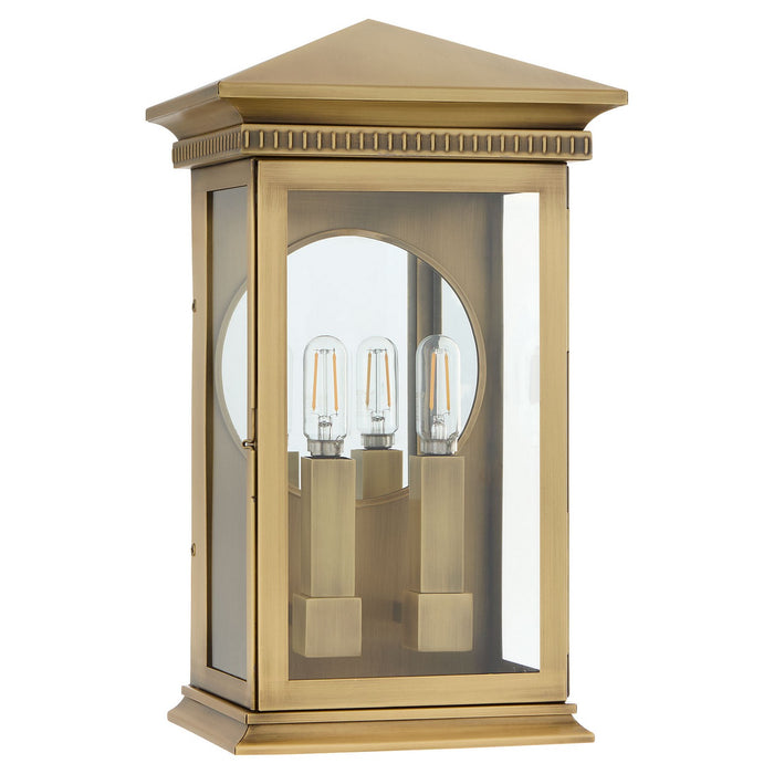 Myhouse Lighting Cyan - 11996 - Two Light Outdoor Wall Sconce - Guilford - Heritage Brass