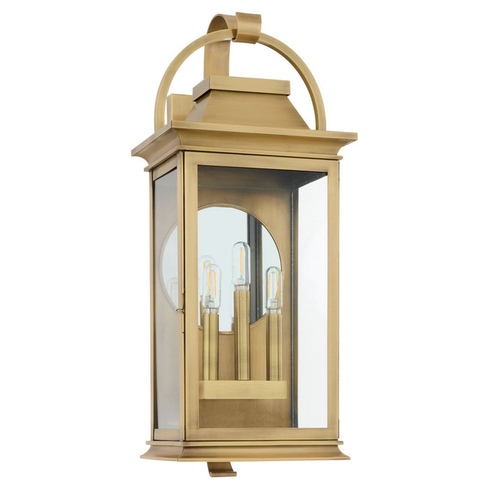 Myhouse Lighting Cyan - 11998 - Three Light Outdoor Wall Sconce - Concord - Heritage Brass