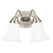 Myhouse Lighting Westinghouse Lighting - 6461700 - Two Light Wall Sconce - Trinity - Brushed Nickel