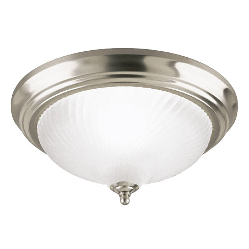 Myhouse Lighting Westinghouse Lighting - 6430400 - One Light Flush Mount - Brushed Nickel