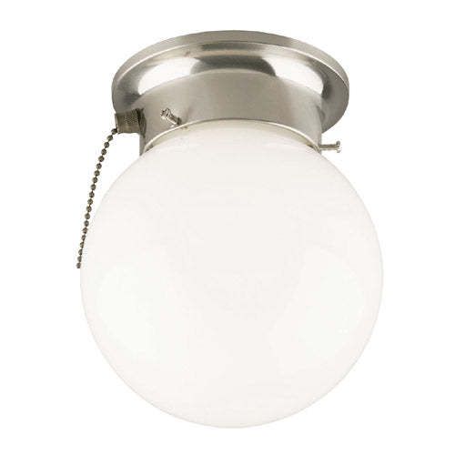 Myhouse Lighting Westinghouse Lighting - 6720800 - One Light Flush Mount - Flush Mounts Brushed Nickel - Brushed Nickel