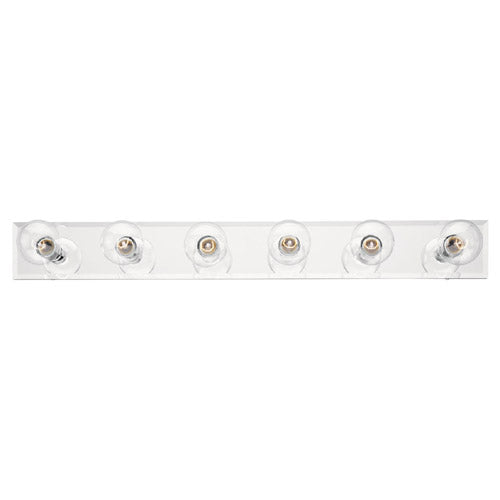 Myhouse Lighting Westinghouse Lighting - 6645000 - Six Light Bath Bar - Mirror