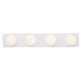 Myhouse Lighting Westinghouse Lighting - 6659500 - Four Light Bath Bar - White