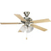 Myhouse Lighting Progress Lighting - P2521-09 - 52"Ceiling Fan - Airpro Signature - Brushed Nickel