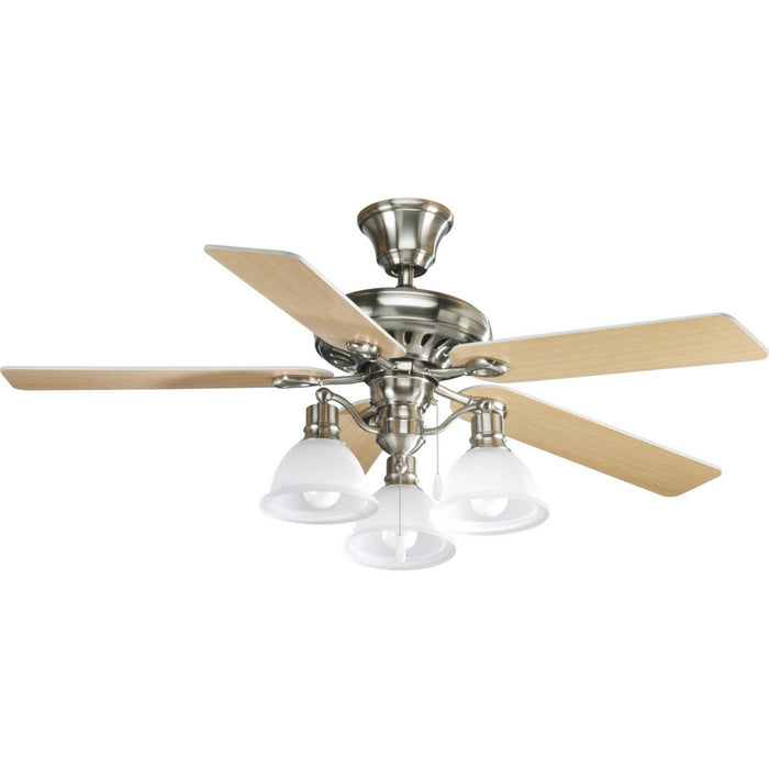 Myhouse Lighting Progress Lighting - P2521-09 - 52"Ceiling Fan - Airpro Signature - Brushed Nickel