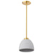 Myhouse Lighting Nuvo Lighting - 60-8002 - Mini Pendant - Collins - Brushed Brass