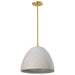 Myhouse Lighting Nuvo Lighting - 60-8003 - Pendant - Collins - Brushed Brass