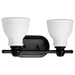 Myhouse Lighting Nuvo Lighting - 60-8022 - Two Light Vanity - Russel - Matte Black
