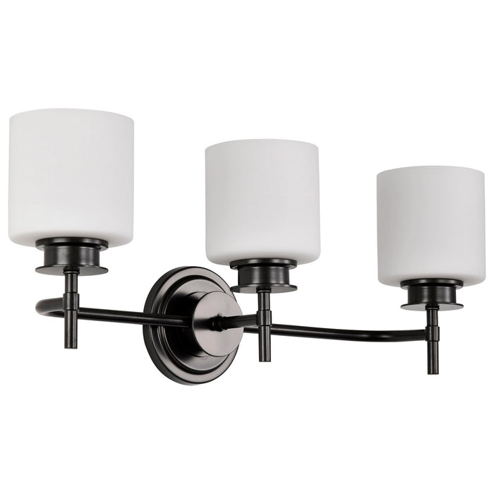 Myhouse Lighting Nuvo Lighting - 60-8033 - Three Light Vanity - Warren - Gun Metal