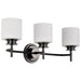 Myhouse Lighting Nuvo Lighting - 60-8033 - Three Light Vanity - Warren - Gun Metal