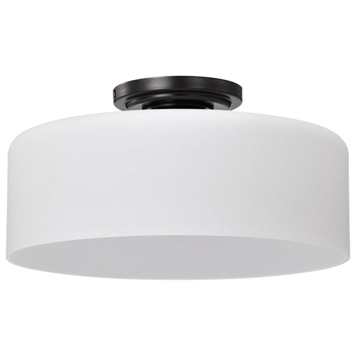 Myhouse Lighting Nuvo Lighting - 60-8035 - Semi Flush Mount - Warren - Gun Metal